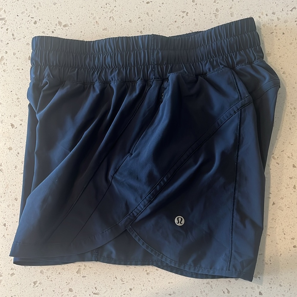 lululemon athletica Deep Blue Athletic Shorts - Picture 2 of 4